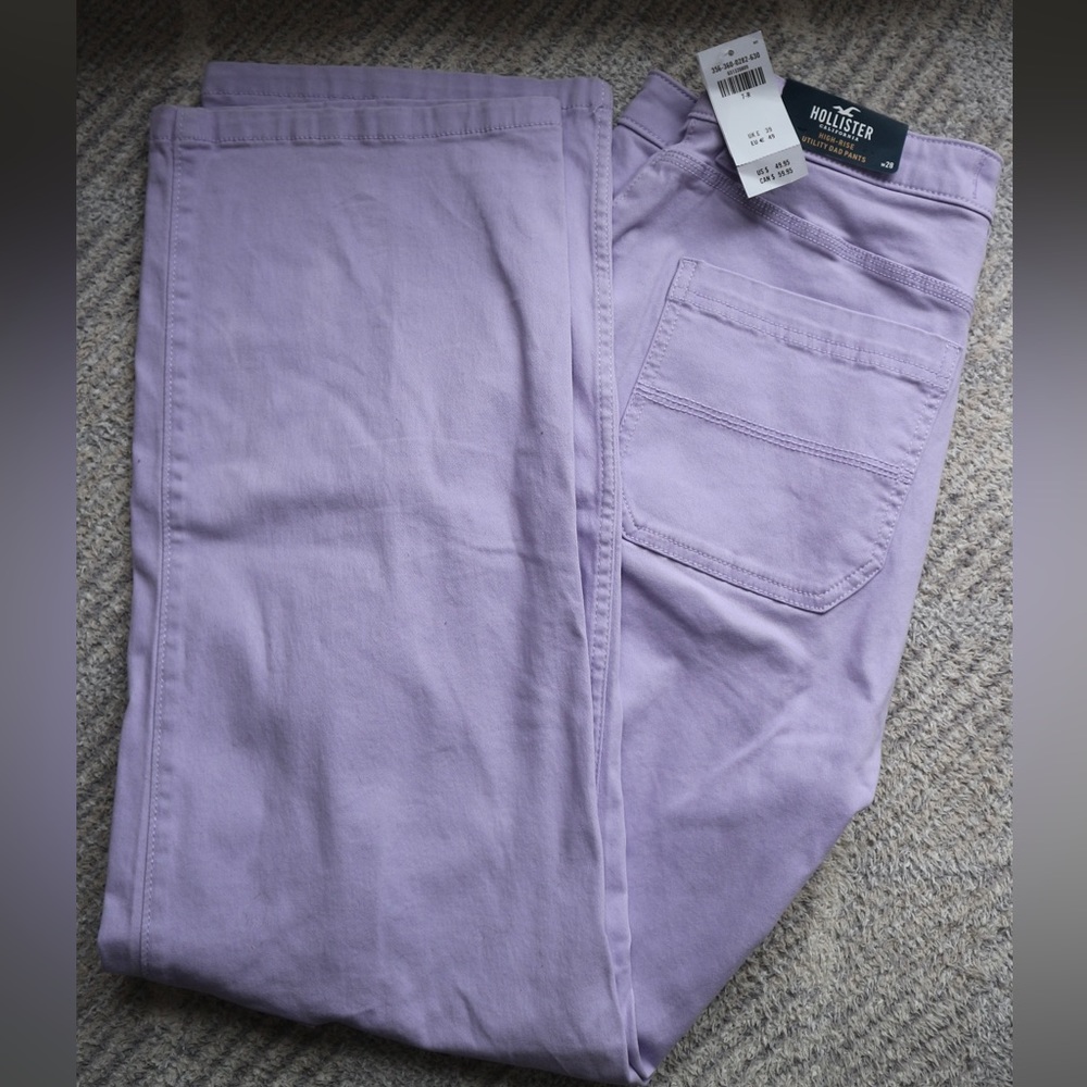 NWT Hollister Lavender Utility Pant